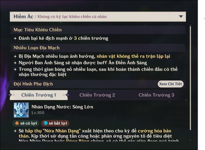 Tổng quan về Ảo Cảnh Hiểm Ác: Cơ chế hoạt động, phần thưởng Nguyên Thạch và các mức độ thử thách
