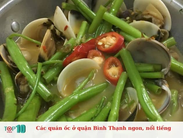 Danh sách các quán ốc ngon và nổi tiếng tại quận Bình Thạnh