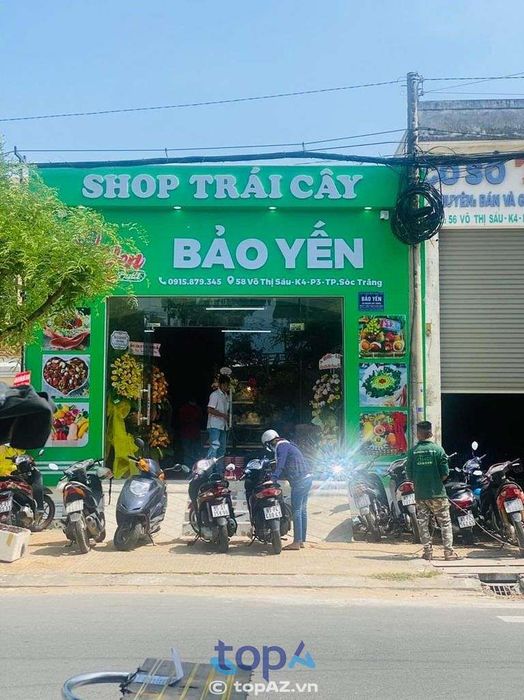 Cửa hàng giỏ trái cây tại TP. Sóc Trăng