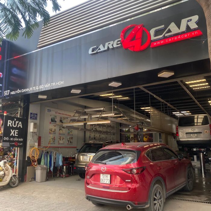 Hình ảnh thực tế về không gian dịch vụ đẳng cấp tại Care4Car