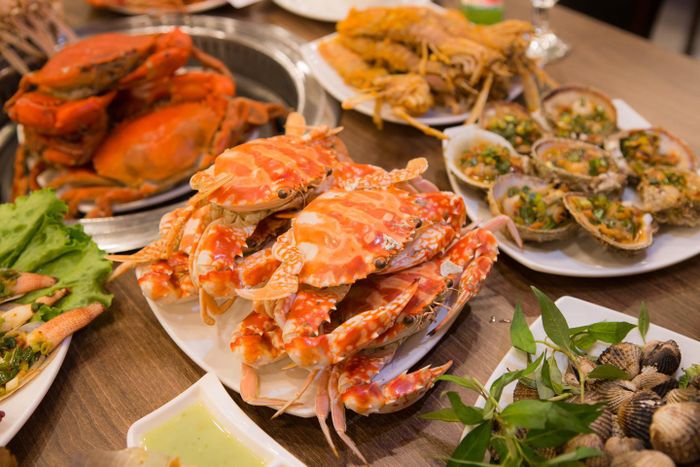 Hình ảnh thực tế các món hải sản đặc sắc tại nhà hàng