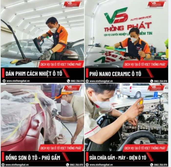 Bộ sưu tập hình ảnh thực tế về chất lượng dịch vụ tại VS Auto Service Thống Phát