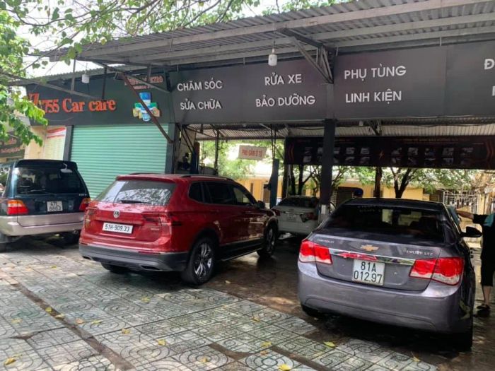 Không gian chăm sóc xe hiện đại tại Z755 CAR CARE