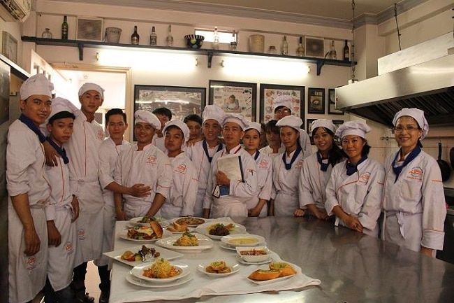 Hệ thống đào tạo nghệ thuật ẩm thực chuyên nghiệp