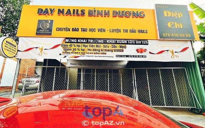 Dạy Nails Bình Dương - Diệp Chi: Nơi chắp cánh ước mơ nail chuyên nghiệp