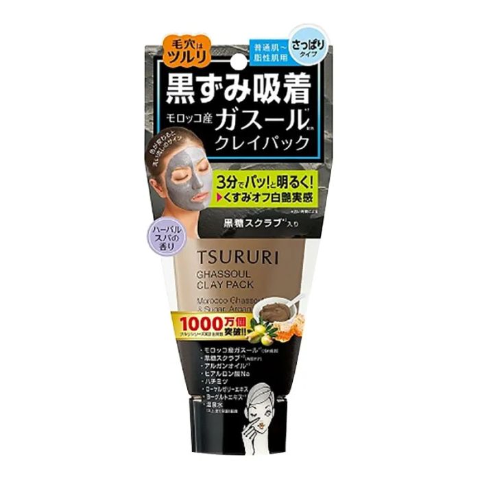 Mặt Nạ Bùn Khoáng Tsururi Ghassoul Clay Pack - Hình ảnh 1