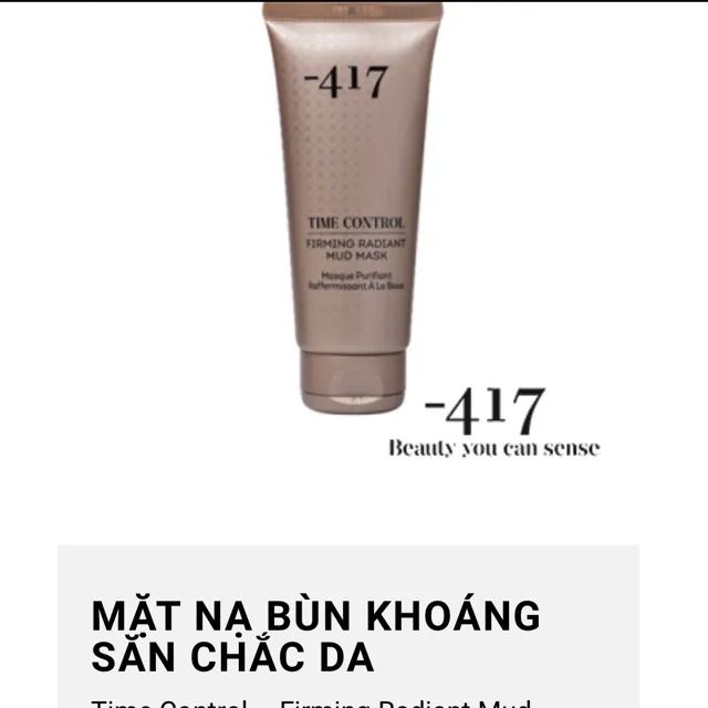 Mặt Nạ Bùn Săn Chắc Da Time Control – Firming Radiant Mud Mask - Hình ảnh 1