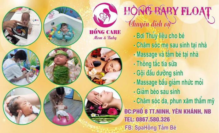 Không gian chăm sóc tiêu chuẩn tại Hồng Care Mom & Baby