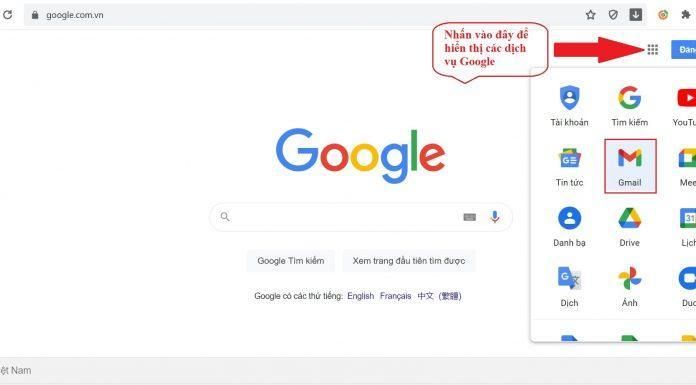 Giao diện hiện đại của Gmail trên desktop