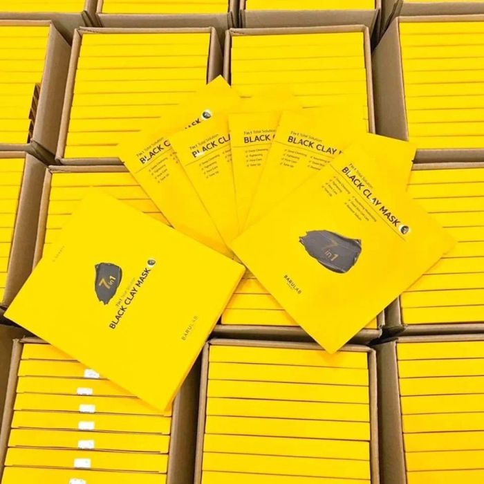 Mặt Nạ Bùn Barulab 7 In 1 Total Solution Black Clay Mask - Hình ảnh 1