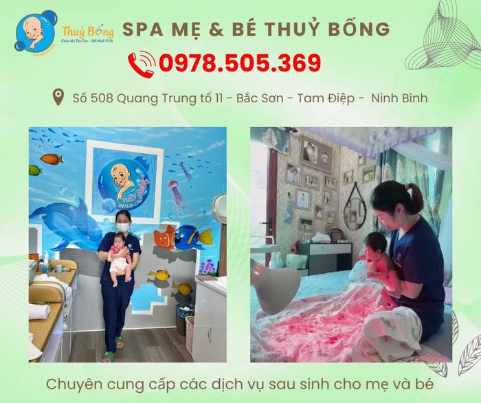 Khoảnh khắc chăm sóc bé yêu tại Thuỷ Bống Baby Spa