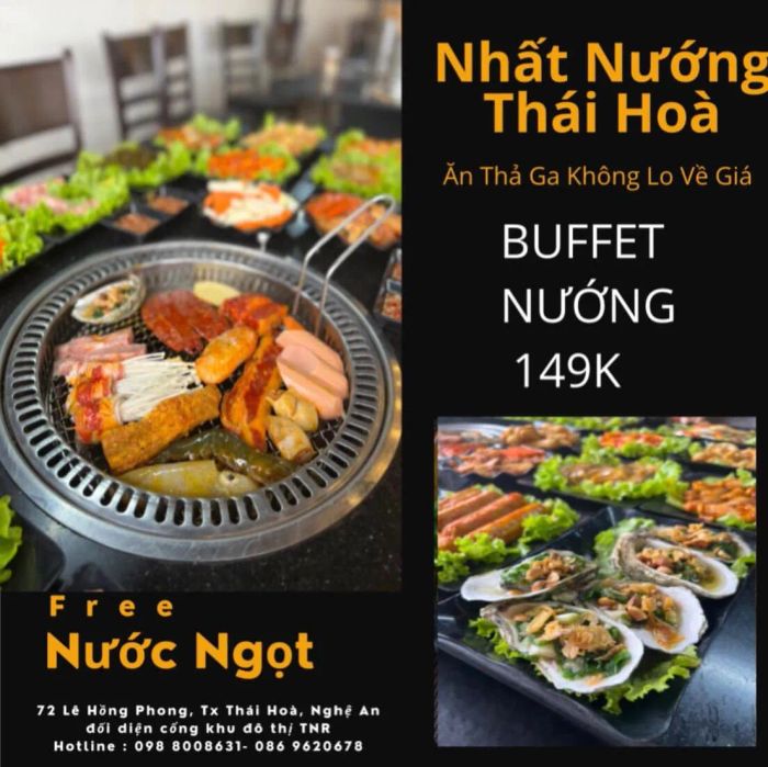 [Hình ảnh] Bữa tiệc nướng thịnh soạn tại Nhất Nướng Thái Hoà