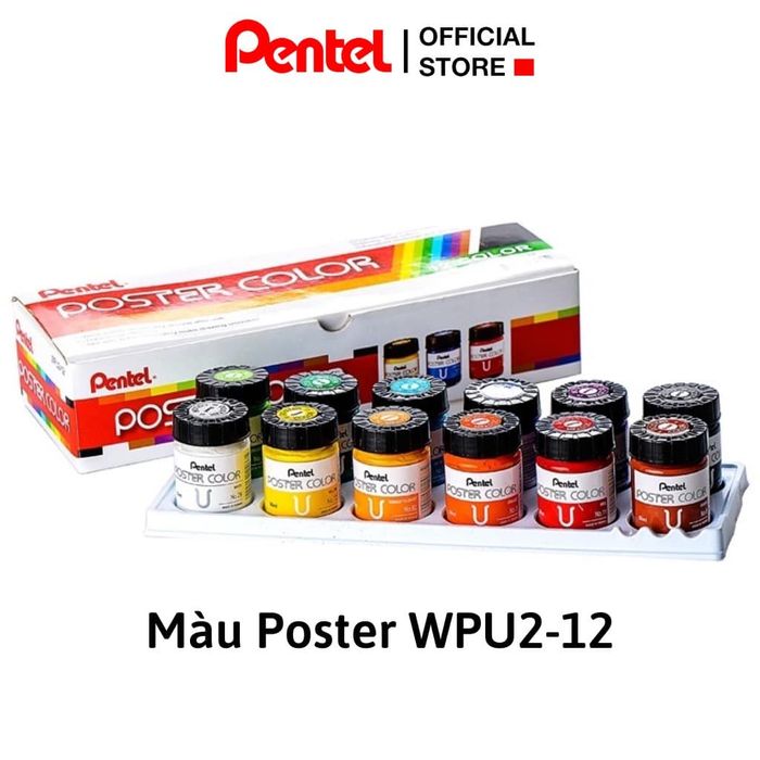 Bộ sưu tập màu nước Poster Pentel WPU2
