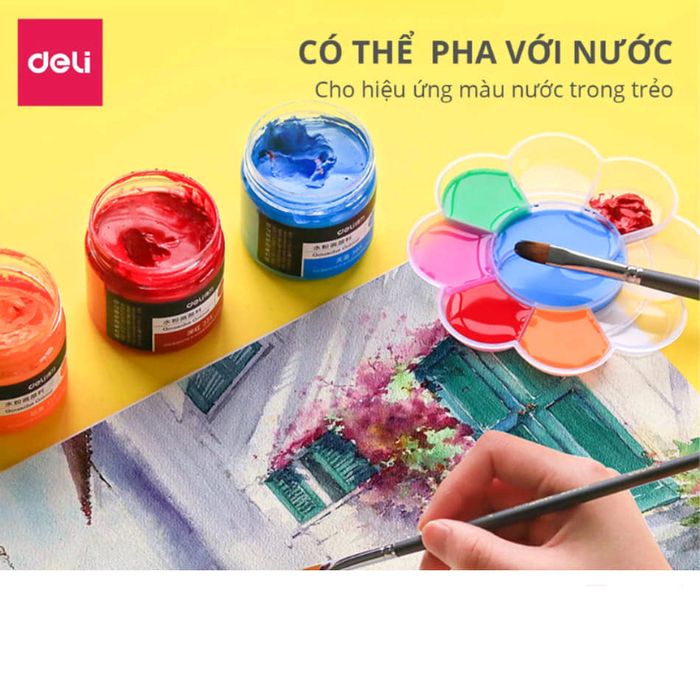 Bộ sưu tập màu Gouache Deli đa dạng