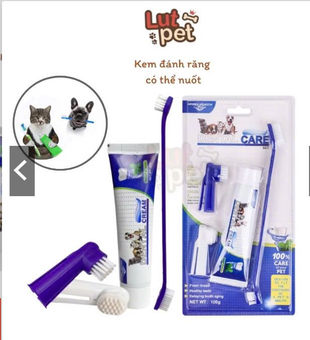 Hình ảnh sản phẩm kem đánh răng Dental Care cho chó mèo