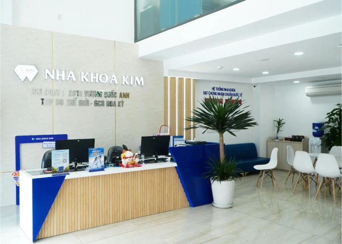 Không gian hiện đại đạt chuẩn quốc tế tại Nha Khoa Kim