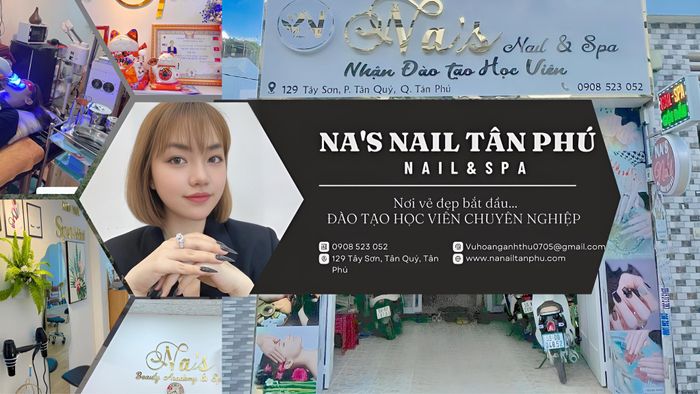 Không gian học tập hiện đại tại Na's Nail Tân Phú