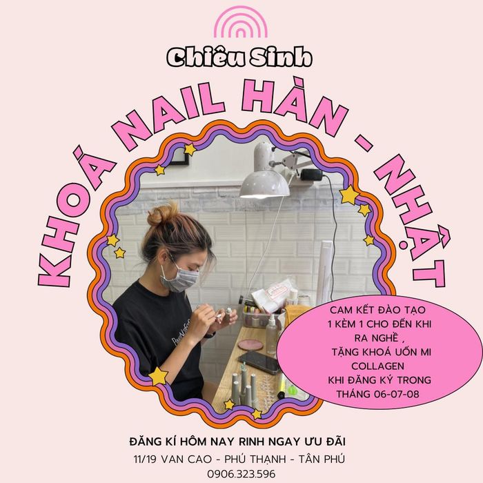 Hình ảnh không gian đào tạo chuyên nghiệp tại Nàng Nail & Beauty