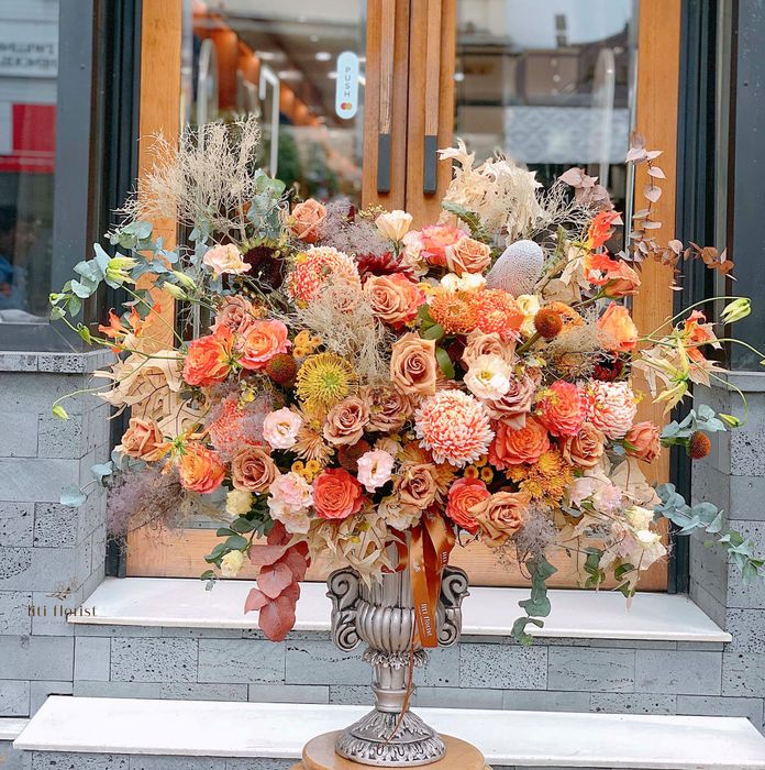 Không gian sang trọng tại Liti Florist với những bó hoa nhập khẩu cao cấp