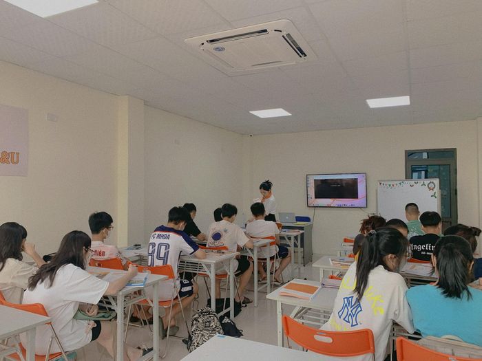 Không gian học tập hiện đại tại A&U Language Institute