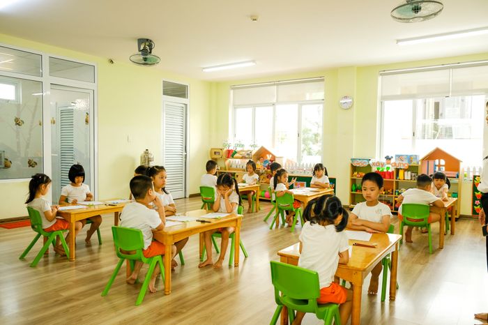 Không gian học tập hiện đại tại Mầm non ABC