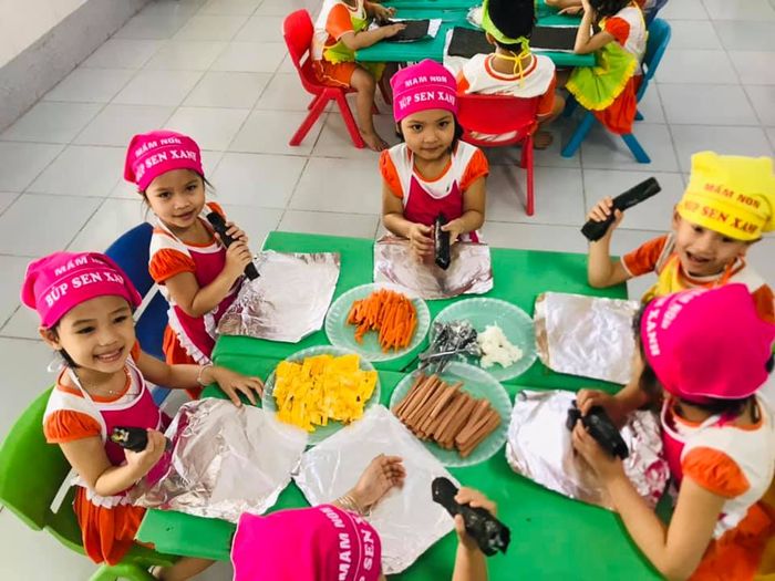 Hoạt động vui chơi sáng tạo tại Mầm non Búp Sen Xanh
