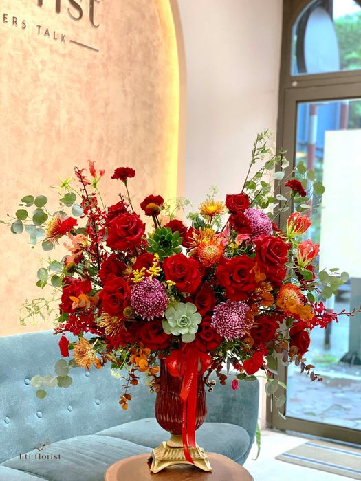 Tác phẩm hoa nghệ thuật độc đáo - thương hiệu riêng của Liti Florist