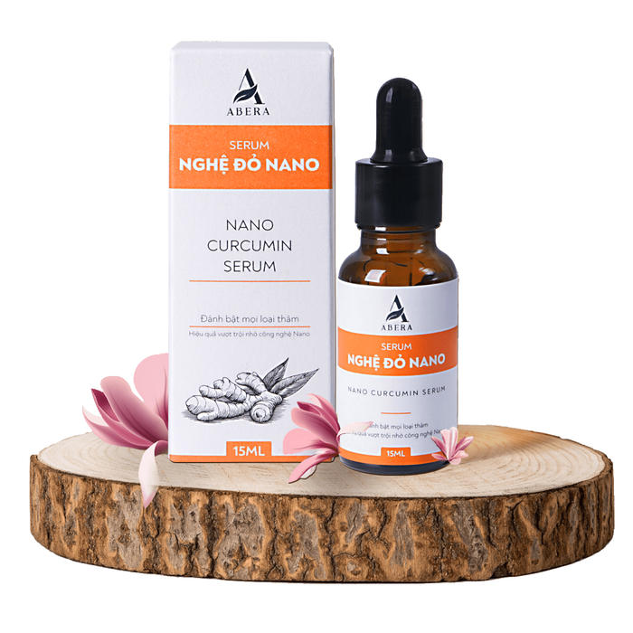 Bộ sưu tập hình ảnh Serum Nghệ Đỏ Nano ABERA - Hiệu quả vượt trội với công nghệ nano