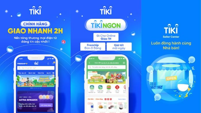Trải nghiệm mua sắm ưu đãi trên Tiki