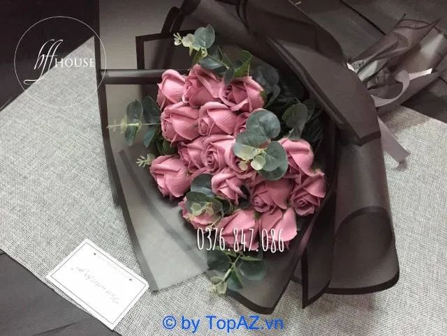 Cửa hàng bán hoa hồng sáp tại Hà Nội