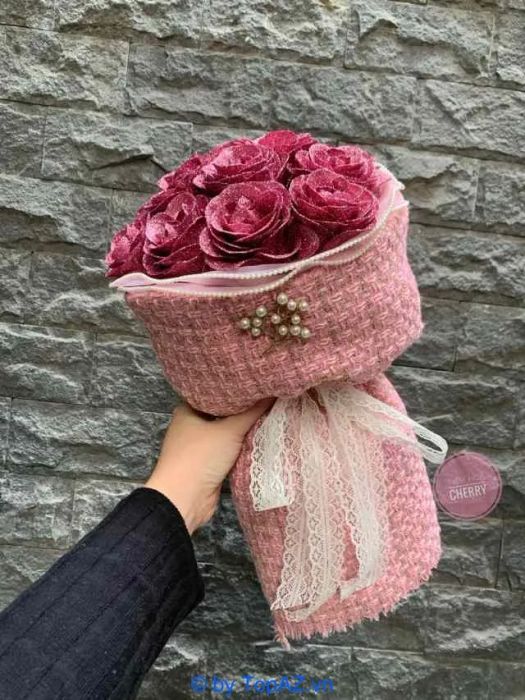 Cửa hàng bán hoa hồng sáp tại Hà Nội