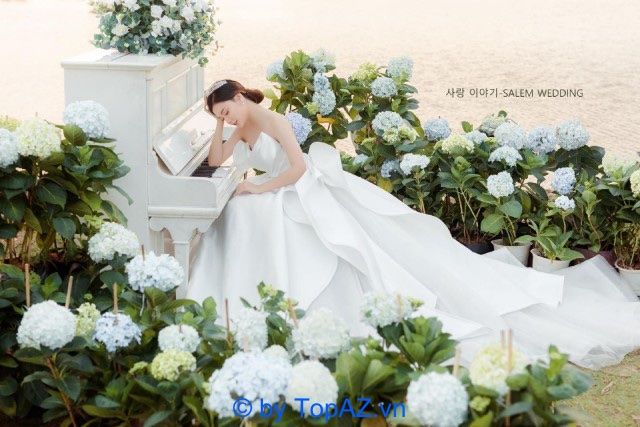 Salem Studio đặc biệt nổi bật nhờ vào sự tinh tế trong việc lựa chọn váy cưới, khả năng làm việc chuyên nghiệp của đội ngũ chụp ảnh, makeup và xử lý hậu kỳ. Chất lượng hình ảnh và sự chăm sóc tận tình luôn khiến các khách hàng cảm thấy hài lòng.
