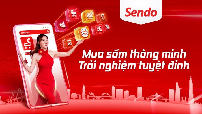 Giao diện ứng dụng Sendo