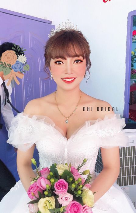 Vẻ đẹp rạng ngời của cô dâu Nhi Bridal