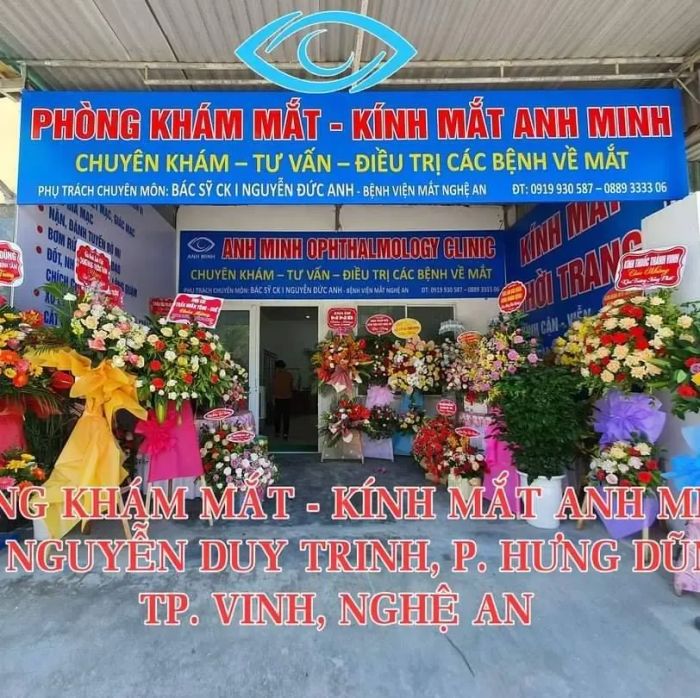 Không gian trưng bày sang trọng tại Kính mắt Anh Minh