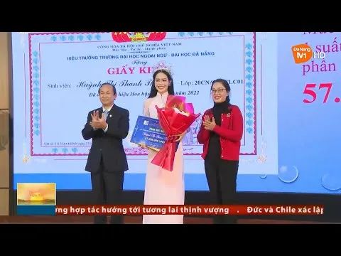Trường Đại học Ngoại ngữ - Đại học Đà Nẵng đã tuyên dương Hoa hậu Việt Nam 2022