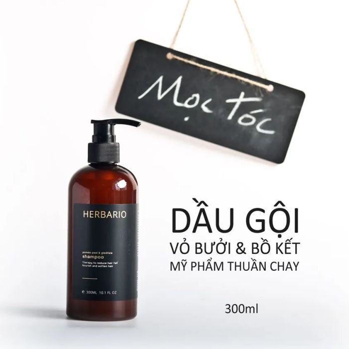 Dầu Gội Vỏ Bưởi & Bồ Kết Herbario - Hình 1