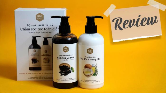 Dầu Gội Mộc Nhu Từ Bồ Kết và Vỏ Bưởi Cô Đặc