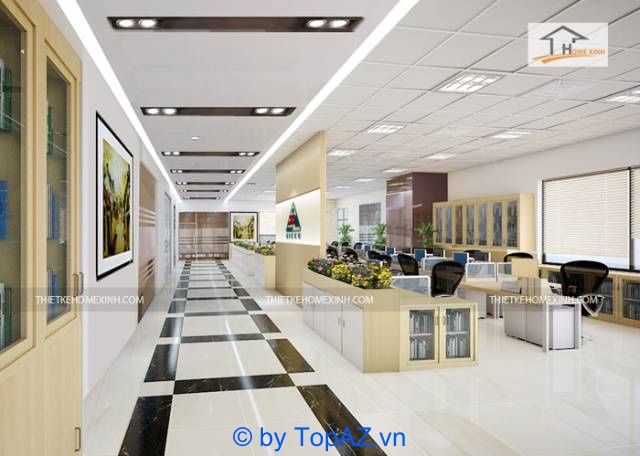 Dịch vụ thiết kế nội thất văn phòng chuyên nghiệp tại Hà Nội - giải pháp tối ưu cho không gian làm việc hiện đại.