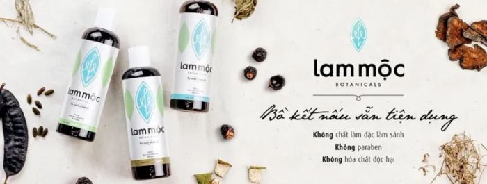 Dầu Gội Bồ Kết Thiên Nhiên Lam Mộc - Hình 1