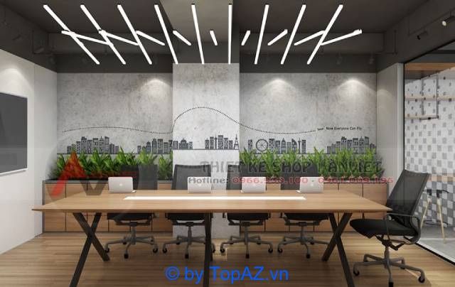 Dịch vụ thiết kế nội thất văn phòng chất lượng cao với mức giá cạnh tranh tại Hà Nội
