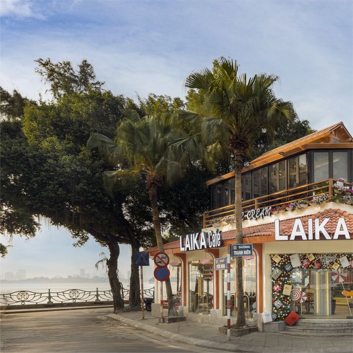 Góc check-in ấn tượng tại Laika