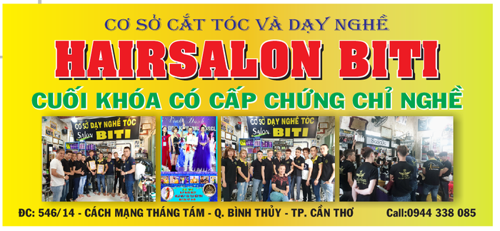Không gian đào tạo chuyên nghiệp tại Salon Biti Cần Thơ