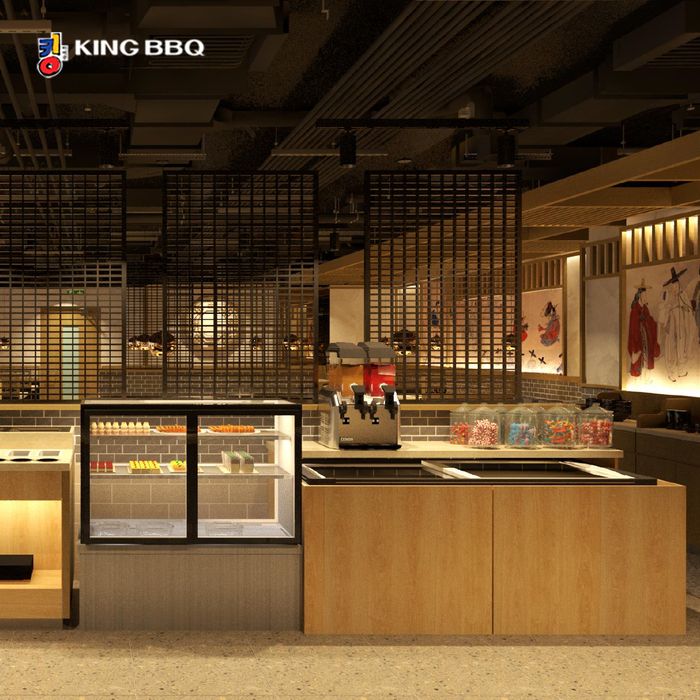 Không gian sang trọng tại King BBQ