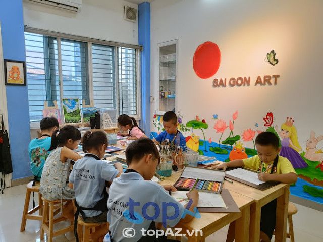 Trung tâm Saigon Art, quận Tân Bình, TP. HCM - Nơi tỏa sáng tài năng nghệ thuật của trẻ