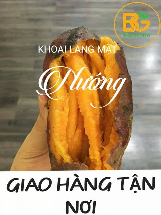 Khoai mật nướng cháy cạnh thơm lừng