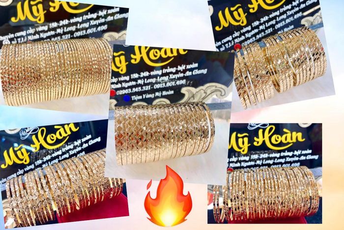 Bộ sưu tập trang sức đa dạng từ vàng 10K đến 24K tại Vàng Mỹ Hoàn