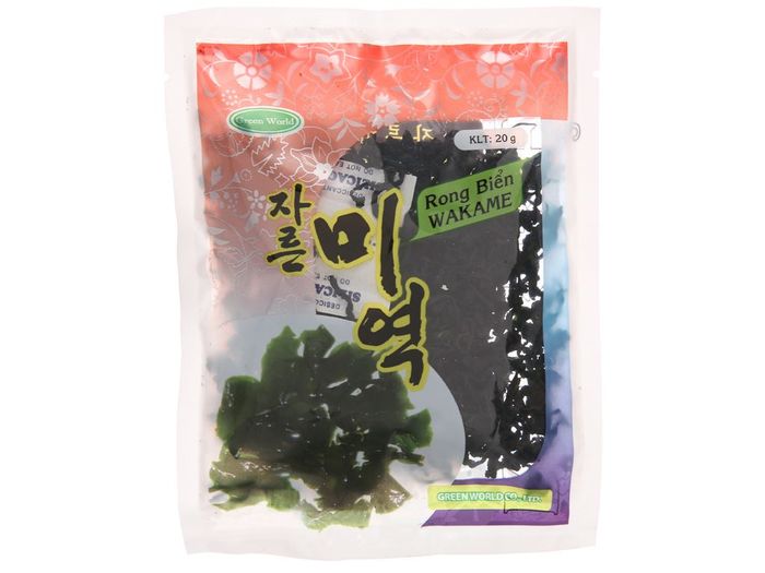 Rong Biển Nấu Canh Wakame – Seaweed For Soup Wakame Green World - Hình ảnh 2
