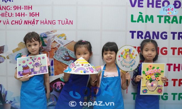 Topkid Art, quận Tân Bình, TP. HCM - Nơi khơi dậy đam mê hội họa
