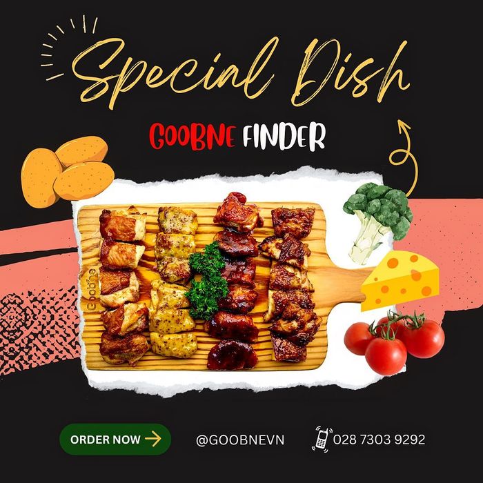 Gà nướng sốt đặc trưng tại Goobne VN